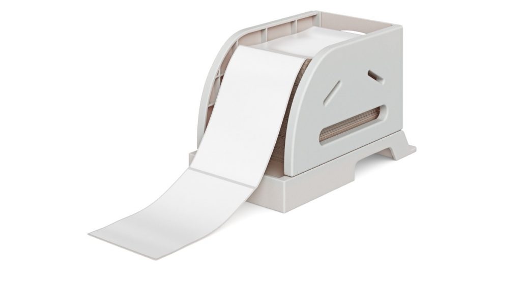 Stack Label Holder Rollo Printer