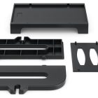 Easy to assemble metal label holder