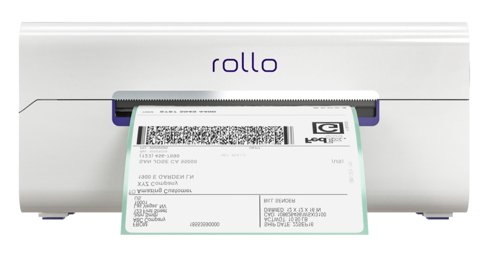 Depop label printer by Rollo