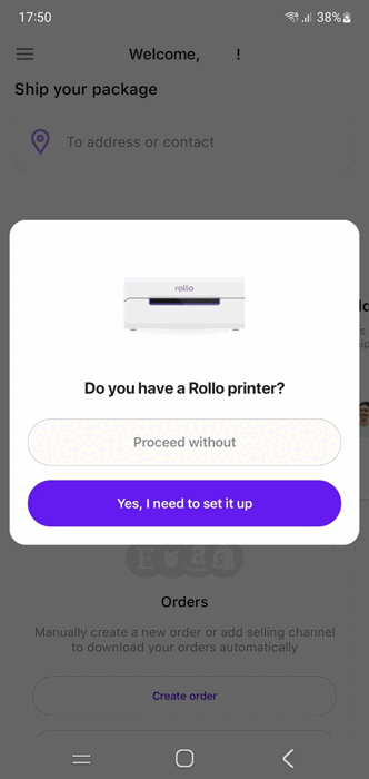 Shipping Label Thermal Printer: How to Boost Shipping Speed 5 Rollo Setup Mobile