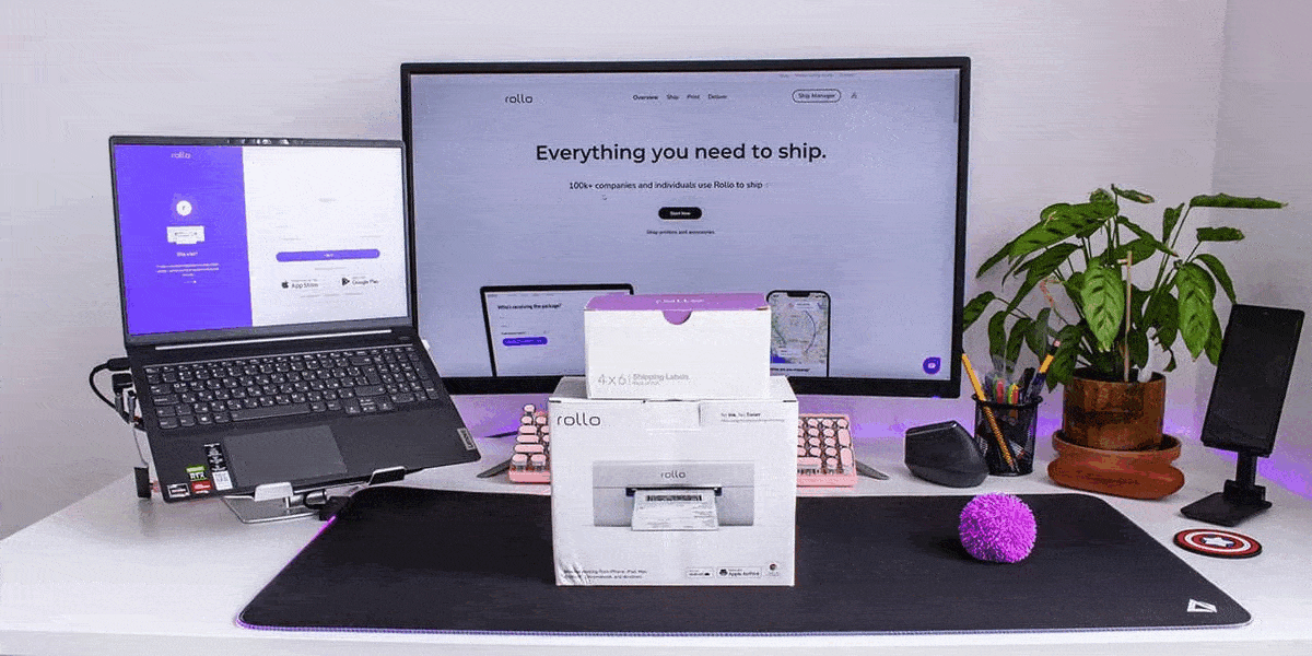 Shipping Label Thermal Printer: How to Boost Shipping Speed 4 Unpacking Rollo Wireless Printer
