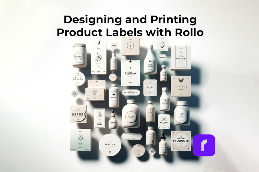 Designing and Printing Product Labels with Rollo