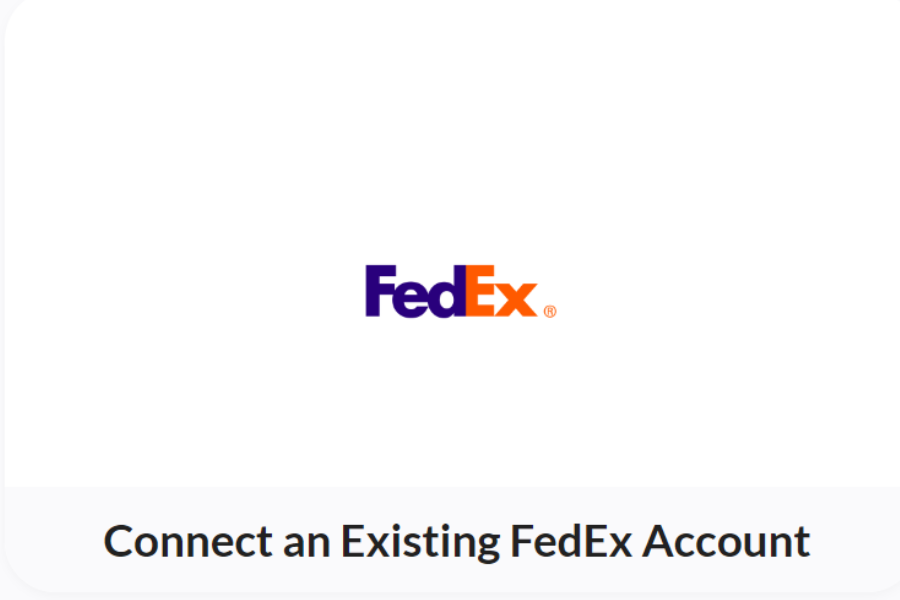 connect an existing FedEx Account