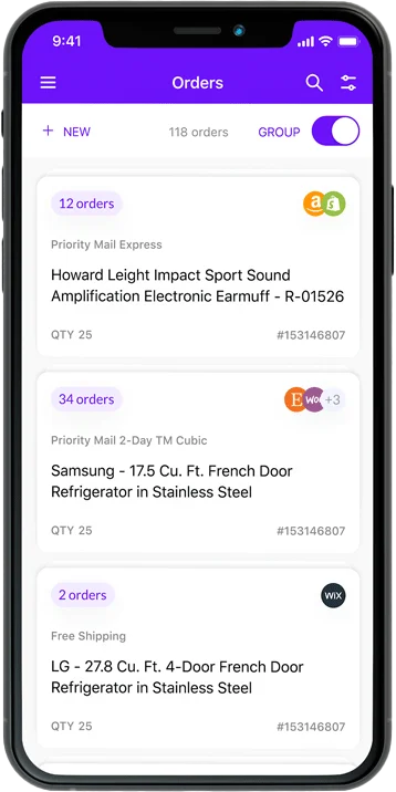 Magento 5 Mobile Rollo Ship Interface