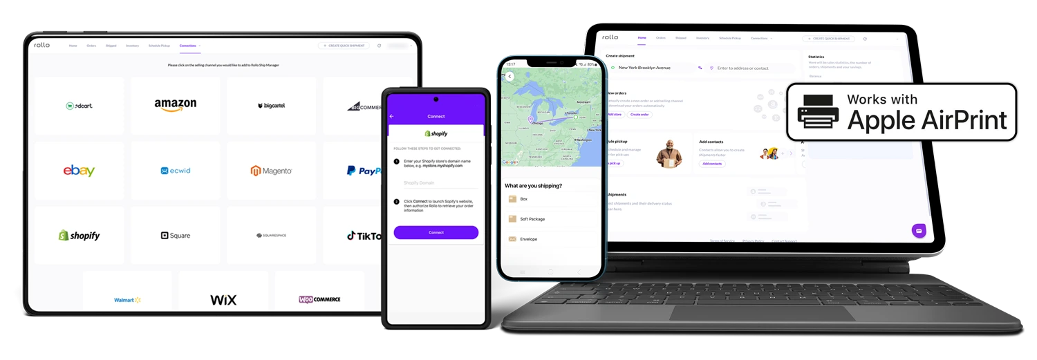 Tablet and Mobile Devices Working with AirPrint