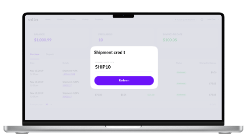 Add promo code