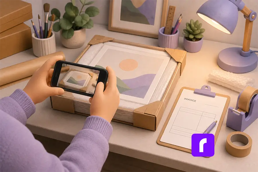 The Best Way to Ship Art With Zero Damage: Carrier Choices & Cost Logic for Artists 4 Documenting packaging and value to support an art shipping insurance claim.