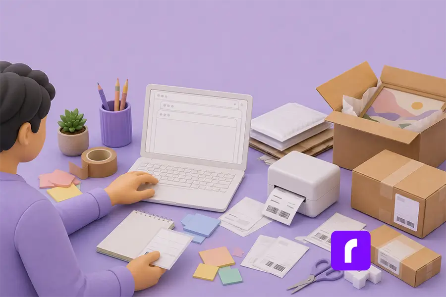 The Best Way to Ship Art With Zero Damage: Carrier Choices & Cost Logic for Artists 12 Fragmented manual art shipping across separate carrier portals.
